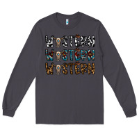 Smoke western western western Long Sleeve Tee - CowhideDigitalArt