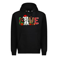 Black love snowman bbs Premium Hoodie - BundleAndBundleShop