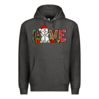 Charcoal Heather love snowman bbs Premium Hoodie - BundleAndBundleShop