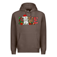 Coffee love snowman bbs Premium Hoodie - BundleAndBundleShop