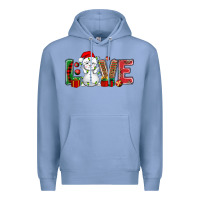 Colony Blue love snowman bbs Premium Hoodie - BundleAndBundleShop