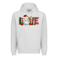 Dove Grey love snowman bbs Premium Hoodie - BundleAndBundleShop