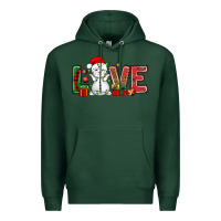 Sports Green love snowman bbs Premium Hoodie - BundleAndBundleShop
