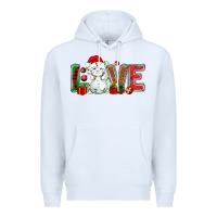 White love snowman bbs Premium Hoodie - BundleAndBundleShop
