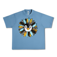 Pebble Blue penguin sunflower Urban Heavy Tee - RanaPortraitStore