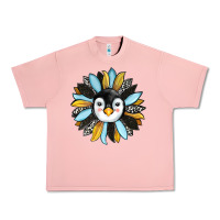 Salmon penguin sunflower Urban Heavy Tee - RanaPortraitStore