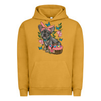 Pigment Peanut Butter easter french bulldog Urban Hoodie - RanaPortraitStore