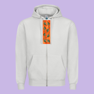 Dinosaur Brontosaurus Pen Wrap Zipper Hoodie Designed By Artiststas