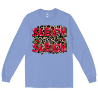Colony Blue Sleigh Girl Sleigh Long Sleeve Tee - FaDigitalArtStudio