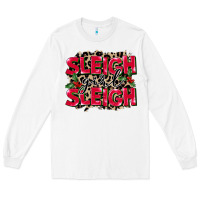 White Sleigh Girl Sleigh Long Sleeve Tee - FaDigitalArtStudio