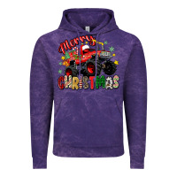 Cloud Purple merry christmas truck Vintage Hoodie - Zillion Design Studio