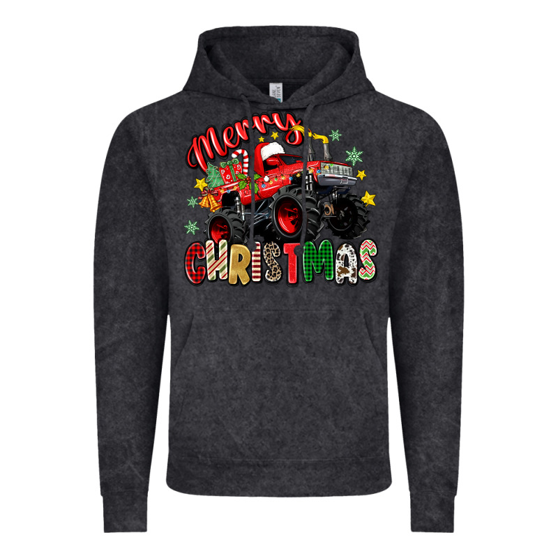Merry Christmas Truck Vintage Hoodie by Zillion Design Studio | Teevron