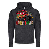 Vintage Black merry christmas truck Vintage Hoodie - Zillion Design Studio