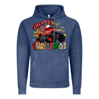 Vintage Denim merry christmas truck Vintage Hoodie - Zillion Design Studio