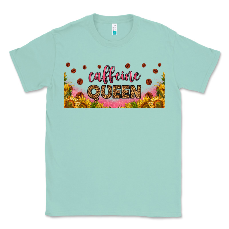Caffeine Queen 16oz Libbey Cup Classic Tee by HRA Design Shop | Teevron