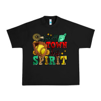 Black small town big spirit softball Urban Heavy Tee - Zillion Design Studio