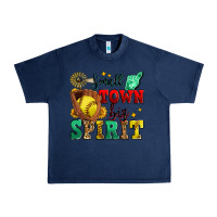 Navy small town big spirit softball Urban Heavy Tee - Zillion Design Studio