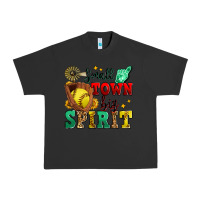 Pigment Black small town big spirit softball Urban Heavy Tee - Zillion Design Studio