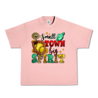 Salmon small town big spirit softball Urban Heavy Tee - Zillion Design Studio