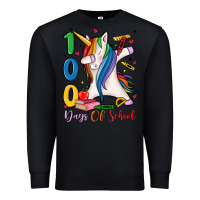 Black 100 days of school Premium Sweatshirt - MaliasSmallBusiness