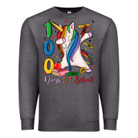 Charcoal Heather 100 days of school Premium Sweatshirt - MaliasSmallBusiness