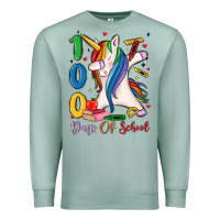 Seafoam 100 days of school Premium Sweatshirt - MaliasSmallBusiness
