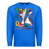 True Royal 100 days of school Premium Sweatshirt - MaliasSmallBusiness