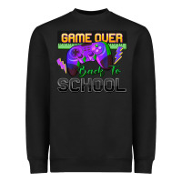 Black game over back to school Heavyweight Sweatshirt - Zillion Design Studio