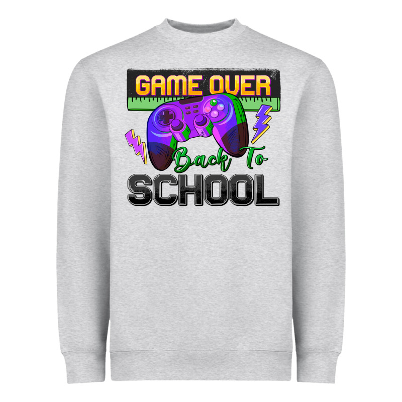 Game Over Back To School Heavyweight Sweatshirt by Zillion Design Studio | Teevron