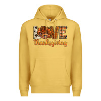 Antique Gold love thanksgiving with turkey bbs Premium Hoodie - BundleAndBundleShop