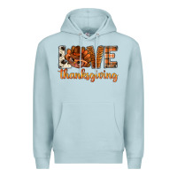 Blue Mist love thanksgiving with turkey bbs Premium Hoodie - BundleAndBundleShop