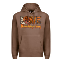 Chestnut love thanksgiving with turkey bbs Premium Hoodie - BundleAndBundleShop