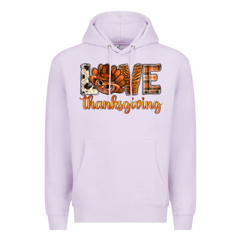 Love Thanksgiving With Turkey Bbs Premium Hoodie by BundleAndBundleShop | Teevron