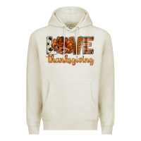 Oatmeal Heather love thanksgiving with turkey bbs Premium Hoodie - BundleAndBundleShop