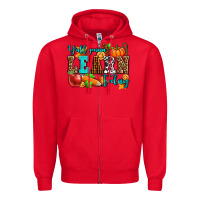 Red y'all gonna learn today pumpkin and pen Zipper Hoodie - AdoDesignShop