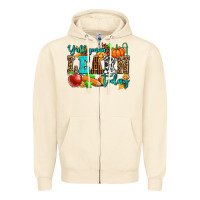 Y'all Gonna Learn Today Pumpkin And Pen Zipper Hoodie | Teevron