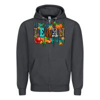 Smoke y'all gonna learn today pumpkin and pen Zipper Hoodie - AdoDesignShop
