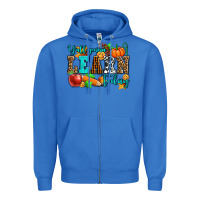 True Royal y'all gonna learn today pumpkin and pen Zipper Hoodie - AdoDesignShop