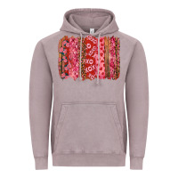 Vintage Zinc Valentine's Day Brushstrokes with Roses Vintage Hoodie - RanaPortraitStore