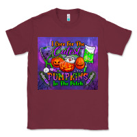 Burgundy i care for the cutest pumpkins in the patch tumbler Classic Tee - BundleAndBundleShop