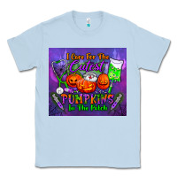Dusty Blue i care for the cutest pumpkins in the patch tumbler Classic Tee - BundleAndBundleShop