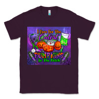 Plum i care for the cutest pumpkins in the patch tumbler Classic Tee - BundleAndBundleShop