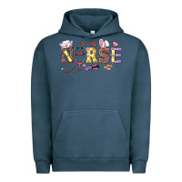 Pigment Midnight Navy Easter Nurse Urban Hoodie - RanaPortraitStore