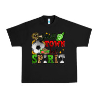 Black small town big spirit soccer Urban Heavy Tee - Zillion Design Studio