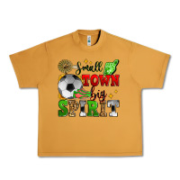 Peanut Butter small town big spirit soccer Urban Heavy Tee - Zillion Design Studio