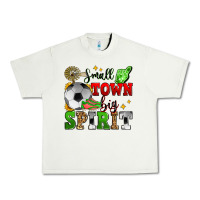 Pistachio small town big spirit soccer Urban Heavy Tee - Zillion Design Studio