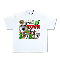 White small town big spirit soccer Urban Heavy Tee - Zillion Design Studio