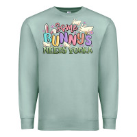Seafoam some bunnys needs vodka Premium Sweatshirt - MaliasSmallBusiness
