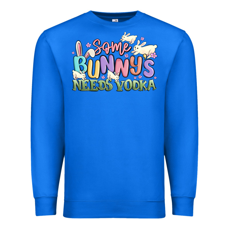 Some Bunnys Needs Vodka Premium Sweatshirt by MaliasSmallBusiness | Teevron