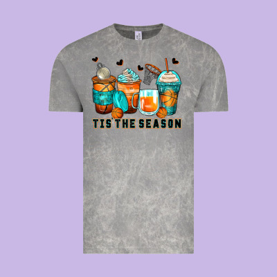 Tis' The Season Basketball Coffee Cups Vintage Tee Designed By Zillion Design Studio